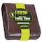 Core Tarps Heavy Duty Tarp, 100 ft L x 0.5 mm H x 100 ft W, 8 Mil, Brown/Black, Polyethylene CT-402-100X100 - alternate 1